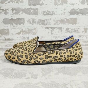 NEW Rothy's Spotted The Loafer Leopard Print Slip On Round Toe Loafers X40